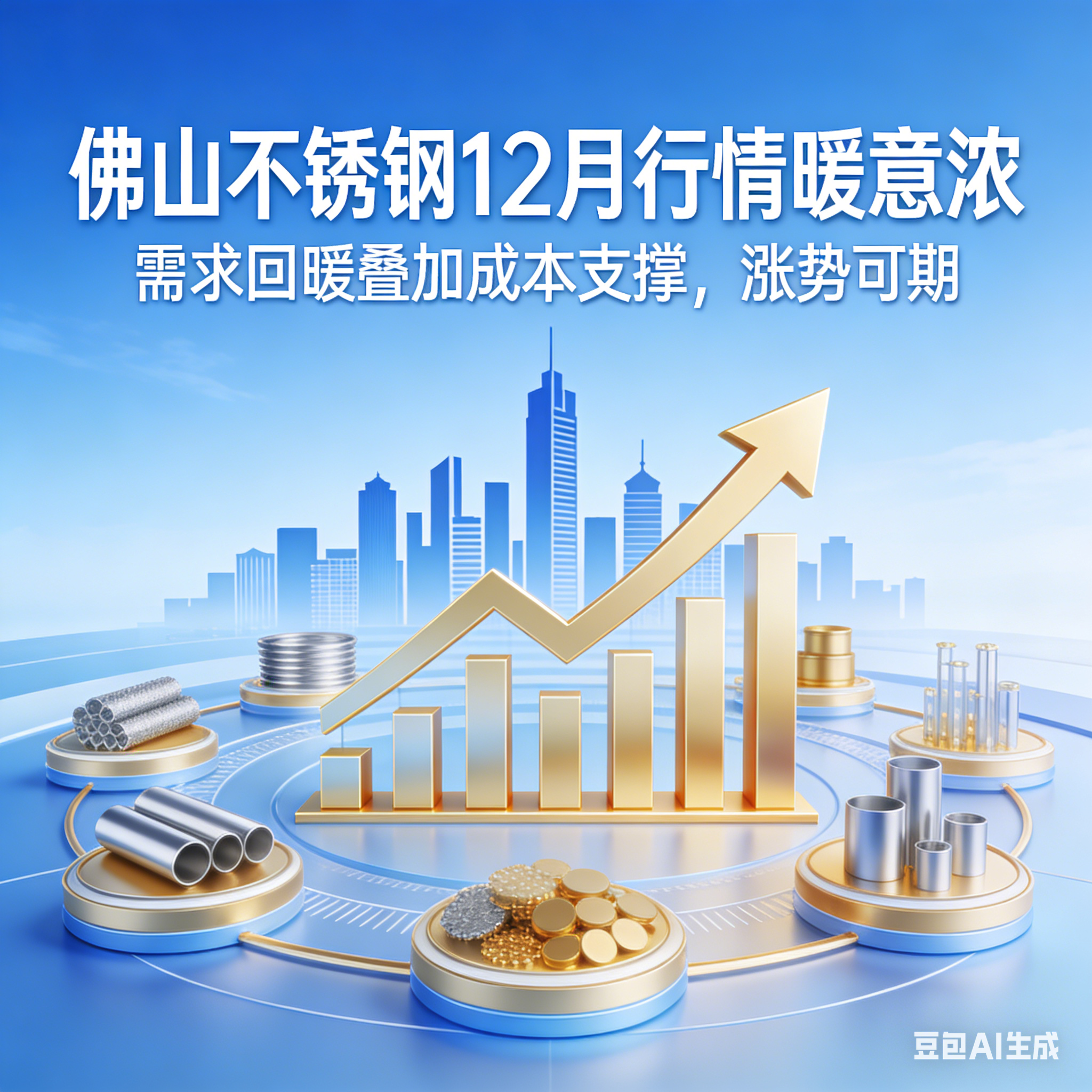 佛山不锈钢 12 月记 “涨”：需求回暖叠加成本支撑，年末行情暖意渐浓