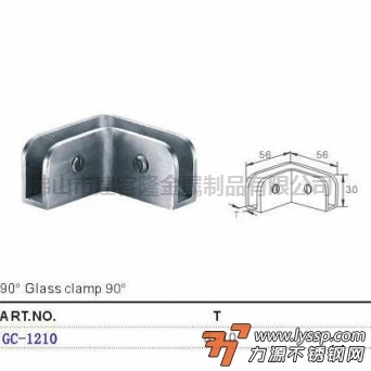 90度304不锈钢玻璃夹, 佛山市建客隆金属制品有限公司