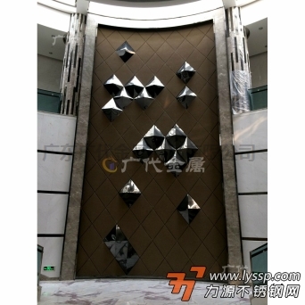 不锈钢条背景墙, 广东广代金属制品有限公司
